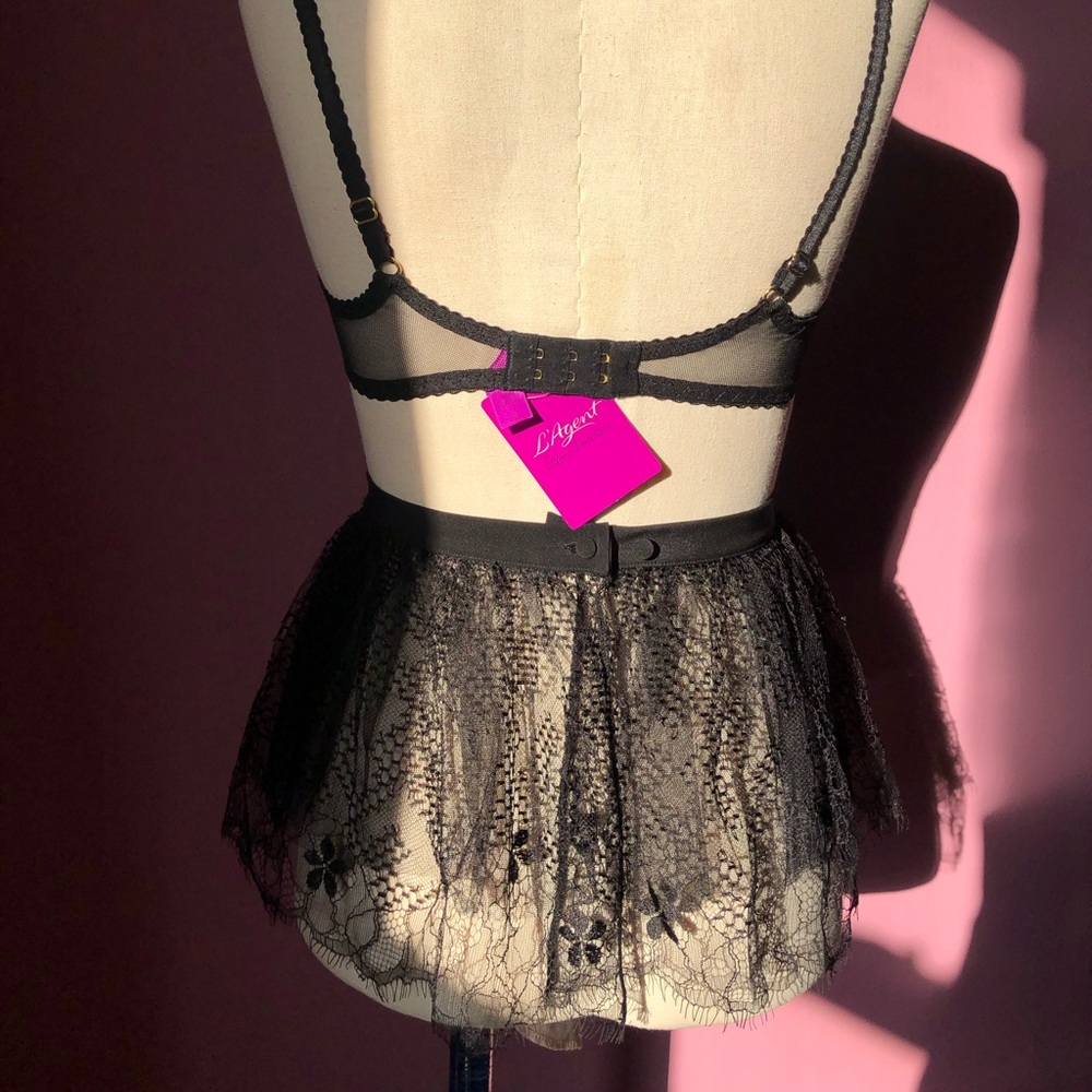 ✨SALE✨NWT agent provocateur elsey skirt black - Picture 4 of 9